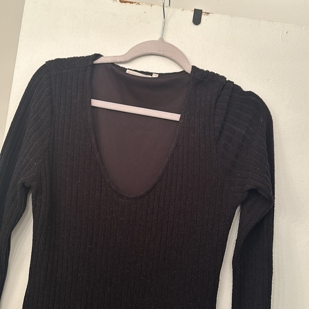 Black long sleeve sweater dress! - Picture 4 of 4